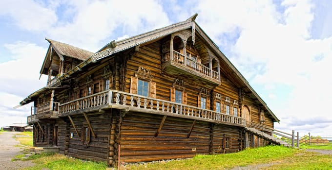 Russian monument of architecture of Kizhi Island