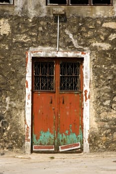 Old door in Coloane, Macao. A ghost town now that the casinos nearby has attracted all the young people.