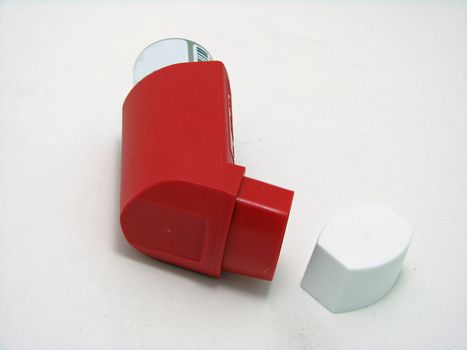 A prescription inhaler for relieving asthma conditions.