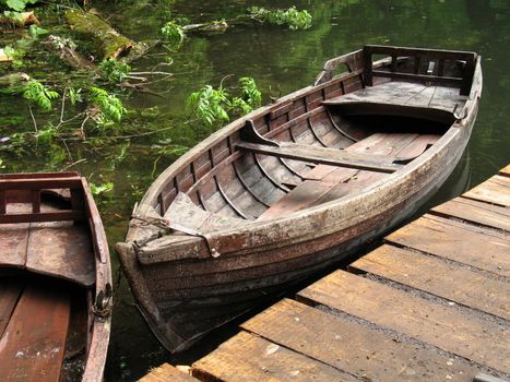 old wooden boat