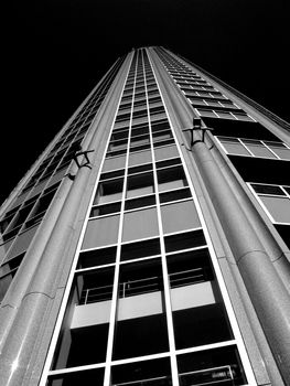 Modern building in Black and White