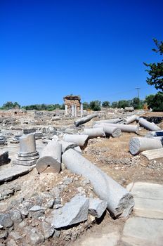 Travel photography: Praetorium. Archaeological site of Gortyn, Crete, 

Greece