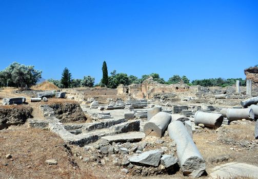 Travel photography: Praetorium. Archaeological site of Gortyn, Crete, 

Greece