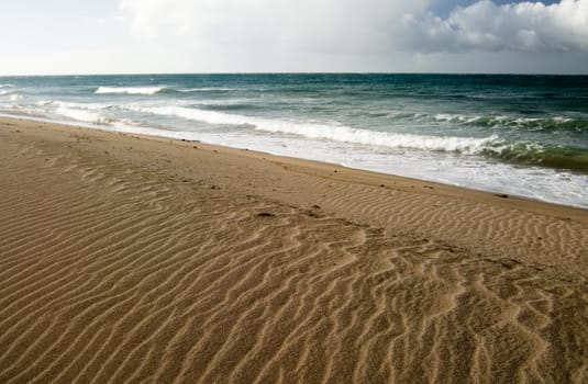 It is a beautiful beach sand shap in Taiwan.