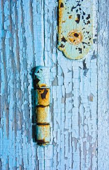 texture of old paint on wood and stone