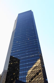 The high-rise office building in New York City