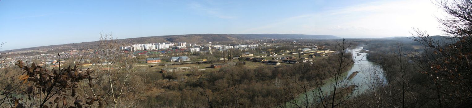 Greens; the Caucasian ridge; rocks; a relief; a landscape; a hill; a panorama; mountains; Caucasus; mountain