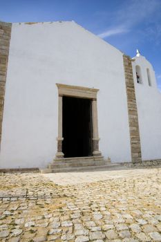 A small chapel within the fort outside of Sagres, Portugal.