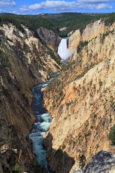 The Lower Falls at the Grand Canyon of the Yellowstone