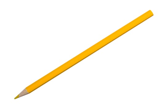 Pencils isolated on white background