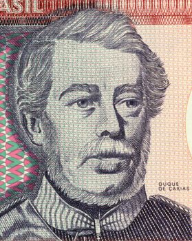 Duque de Caxias on 100 Cruzerios 1984 Banknote from Brazil. Military leader and statesman.