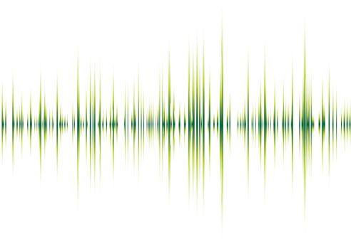 Abstract musical inspired graphical background image with peaks