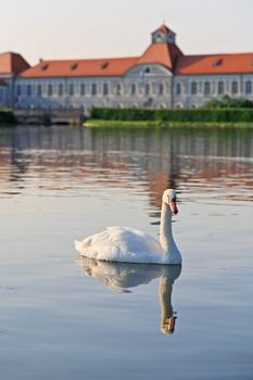 The scenery at the Nymphenburg palace in Munich Germany