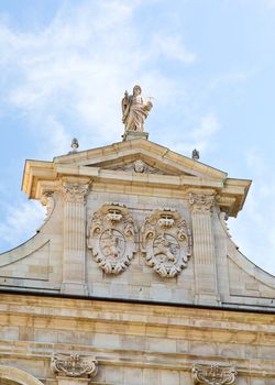 The Dome Cathedral in City Center of Salzburg, Austria