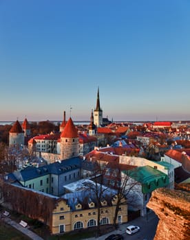 Capital of Estonia, Tallinn is famous for its World Heritage old town walls and cobbled streets. The old town is surrounded by stone walls and distinctive red roofs