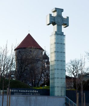 Capital of Estonia, Tallinn is famous for its World Heritage old town walls and cobbled streets. The Glass Cross commemorating freedom from the Soviets