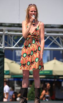 NEW YORK - 17: Lauren Kennedy Performed in the Pure Country - The Broadway at Bryant Park in NYC - a free public event on July 17, 2008  