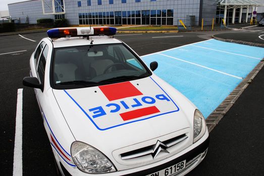 A french police car.