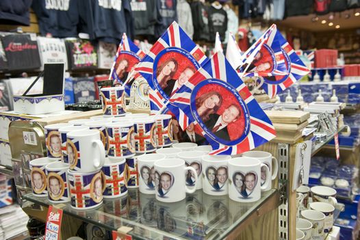 Prince William gifts in London gift shop