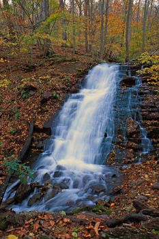 The Douglas Falls in Delaware Water Gap recreation area