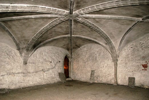 Power room of a dominican monastery in Tallinn