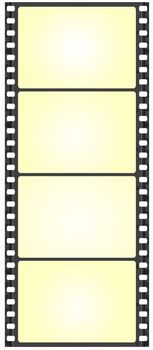 Abstract image of the wide film strip