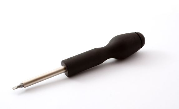 screwdriver with a replaceable tip on a white background