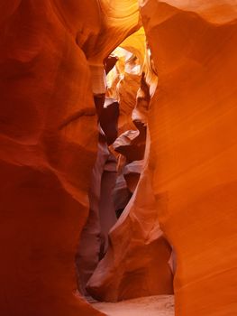 The lower Antelope Slot Canyon near Page  in  Arizona USA