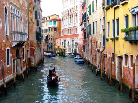 A relaxing and romantic gondola ride through historic Venice and its canals.