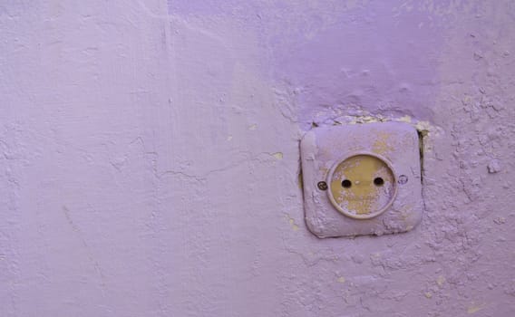 old electrical outlet