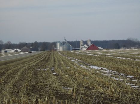 A photograph of farmland in the United States.