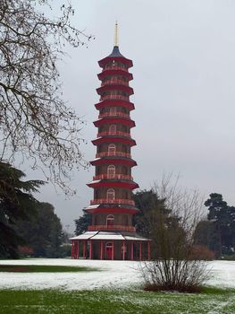The pagoda in Kew garden in London