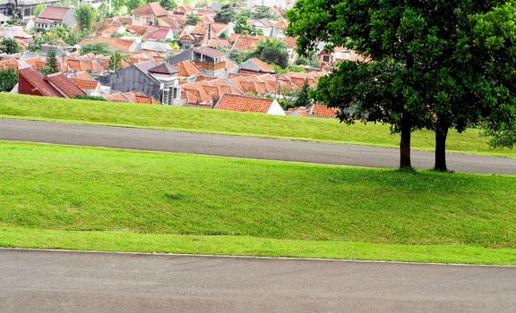 beautiful scene of a countryside in south east asia