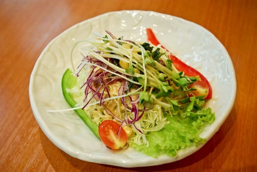 Salad in Japanese style