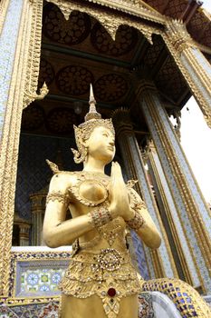 Native Thai Style angel sculpture