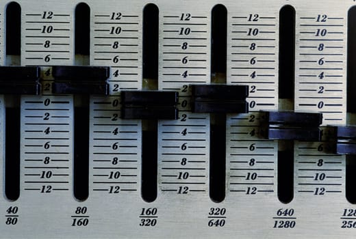 Equalizer Levels on Sound System