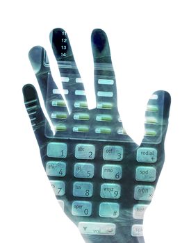 Hand with Keypad Inside