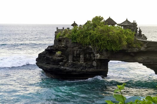 The temple of Tanah Lot in Bali, indonesia