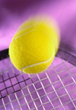 Tennis Ball and Racket