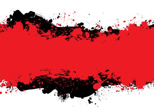 Red and black abstract background with room to add your own copy