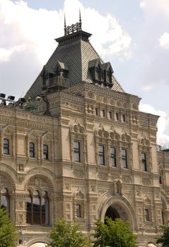 Old building on Red Square in Moscow, Russia