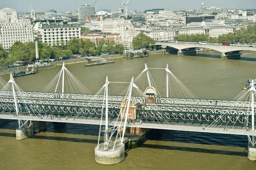 London from height of the bird's flight 