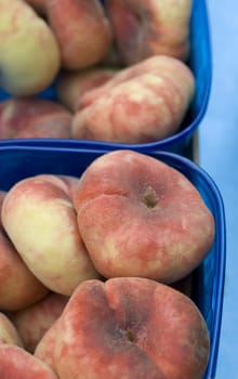 Basket of peaches