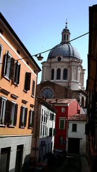San Andrea dome, Mantova, Italy