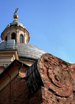 Details of San Andrea dome, Mantova, Italy