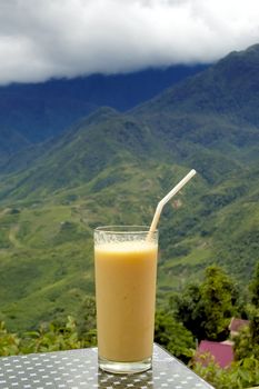 Fruit drink at North vietnam