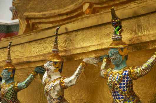 Detail at Bangkok's Imperial palace