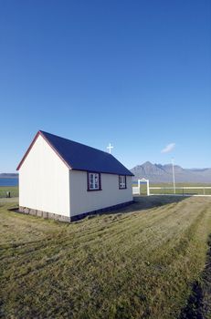 Small chapel at Icelands Eastfjords