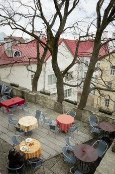 Cafe at Tallin garden