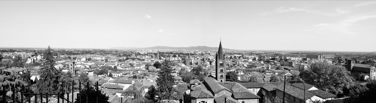 View of the town of Turin in Piedmont, Italy